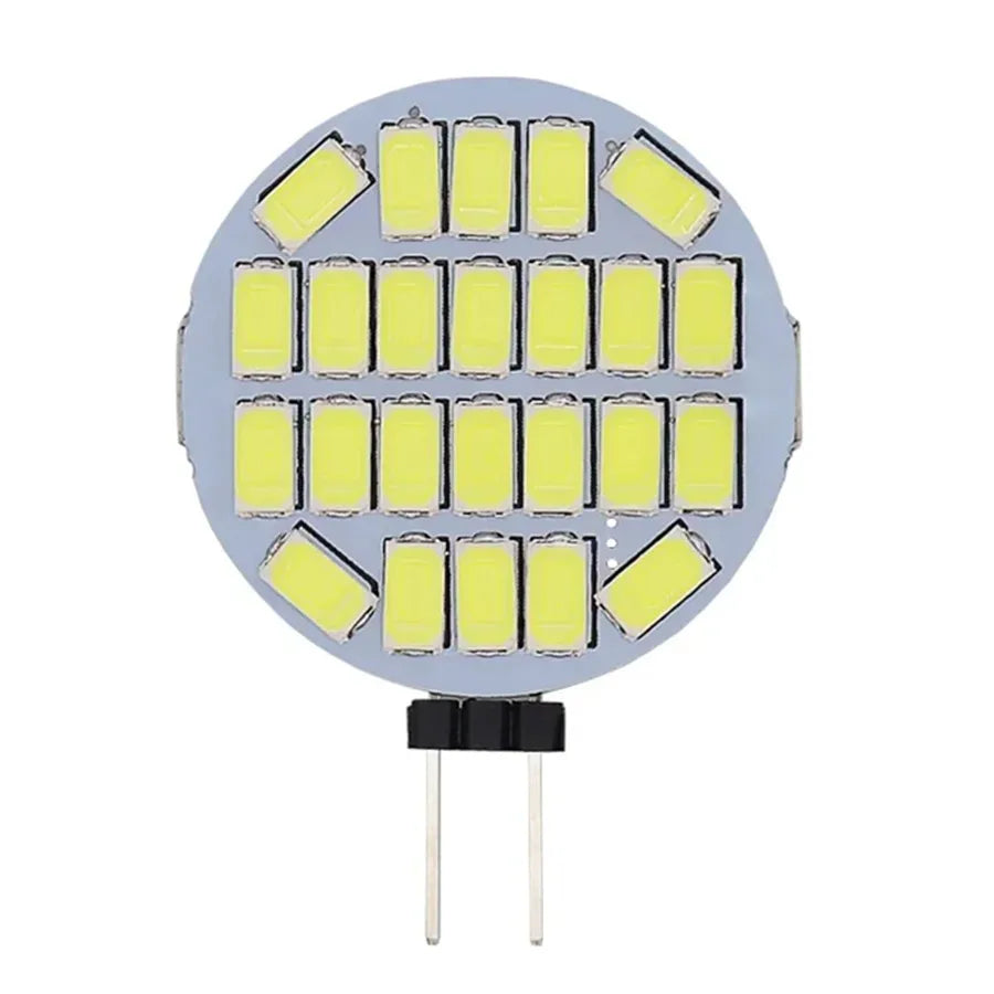 Ampoule LED G4 5W 3000K 4000K 6500K 30000h carrés blancs fond gris moderne