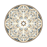 décoratif stickers ornements floraux géométriques classique baroque adhésif beige noir or rouge