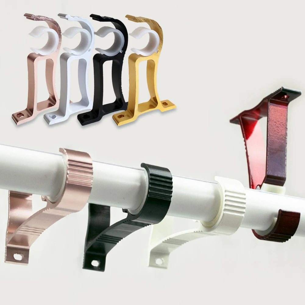 rideau support moderne élégant rose gold noir blanc doré rouge métallique brillant clips tiges