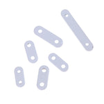 plaques fixation coton blanc opaques modernes 10 pièces