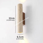 applique murale pierre marbre beige bois moderne salon chambre salon