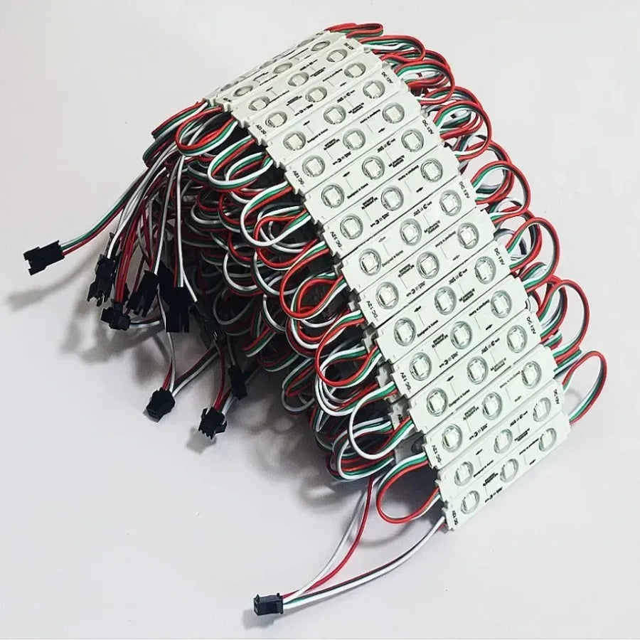 modules led rgb ws2811 étanches indépendants contrôle 12v blanc mat modernes