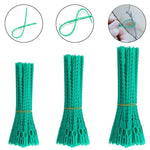 clips support plantes plastique texturé vert pratique 11cm 13cm 17cm 23cm 20pcs 50pcs 100pcs