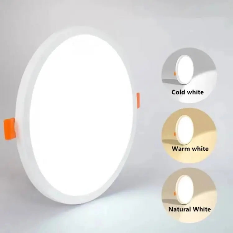plafonnier led encastré aluminium blanc moderne spot carré rond réglable intérieur maison
