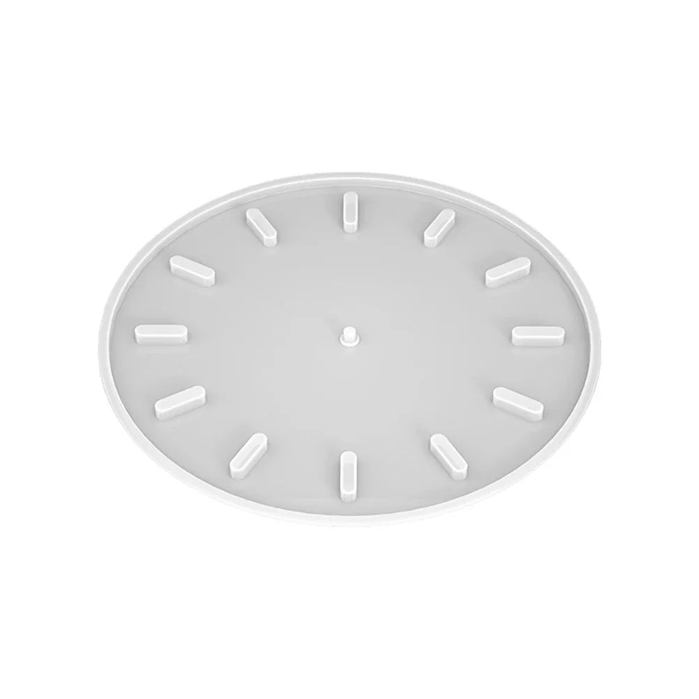 kit fabriquer cadran horloge murale motifs vagues sable moderne blanc doré bleu turquoise