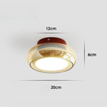 plafonnier moderne verre rouge beige noir transparent led lumineux art décoratif entrée porche