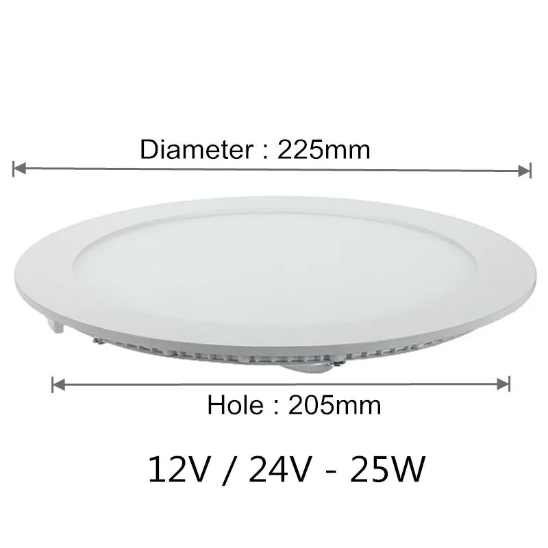 plaque led moderne blanc 12v 24v 3w 4w 6w 9w 12w 15w 25w ac