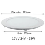 plaque led moderne blanc 12v 24v 3w 4w 6w 9w 12w 15w 25w ac
