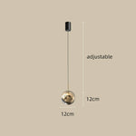 Suspension lumineuse moderne sphérique brillante noir argent or salon chambre