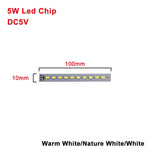 plaque led 5w 6w 10w 30w bleu blanc moderne diodes smd 5730 câble usb