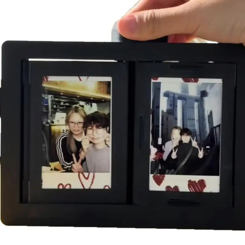 cadre photo 3d moderne blanc photos imprimées clips pratique album photo