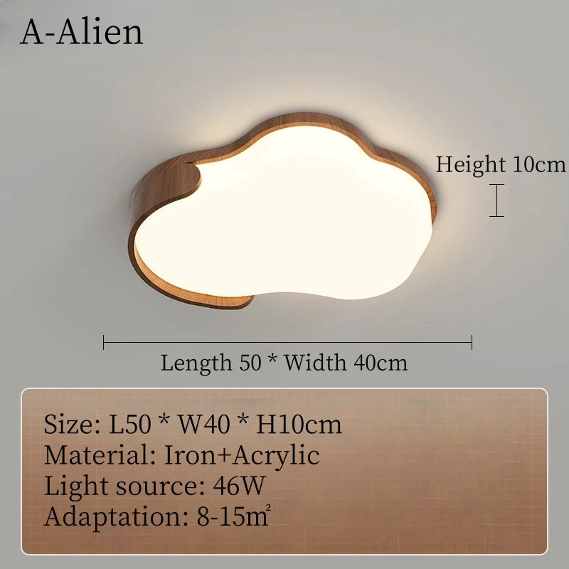 lampe moderne acier inoxydable blanc bois formes arrondies minimaliste(touchless switch)
