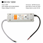 transformateurs led 12v 18w 28w 48w 72w 100w blanc bleu rouge noir industriels modernes