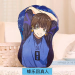 coussin anime personnages football ballons peluche lavable adulte oblong itoshi seishiro meguru