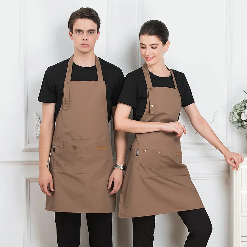 Tablier de cuisine moderne en bleu