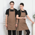 Tablier de cuisine moderne en bleu