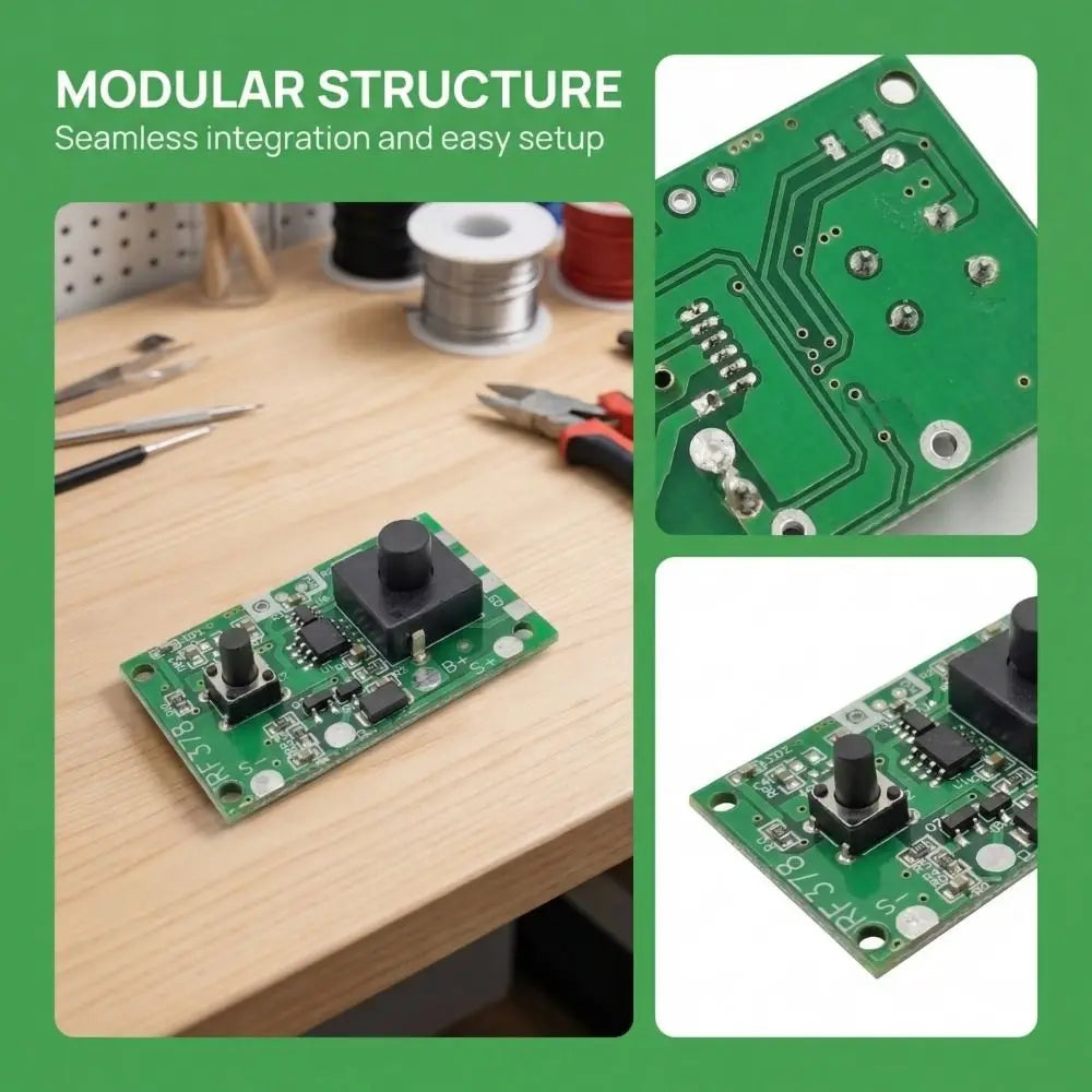 circuit imprimé électronique solaire bouton poussoir modes éclairage composants résistances condensateurs diodes guirlande lumineuse