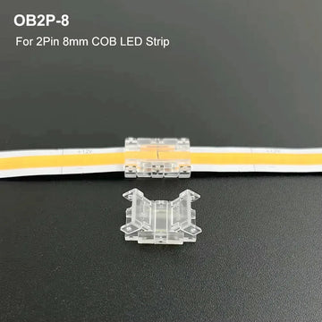 connecteur led transparent moderne clips intégré 24v basse tension broches led intégrées pratique