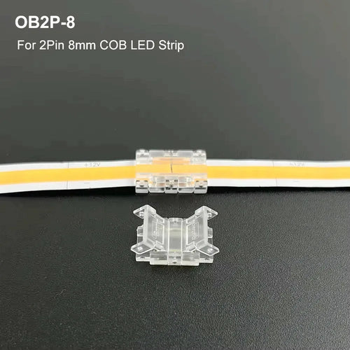 connecteur led transparent moderne clips intégré 24v basse tension broches led intégrées pratique