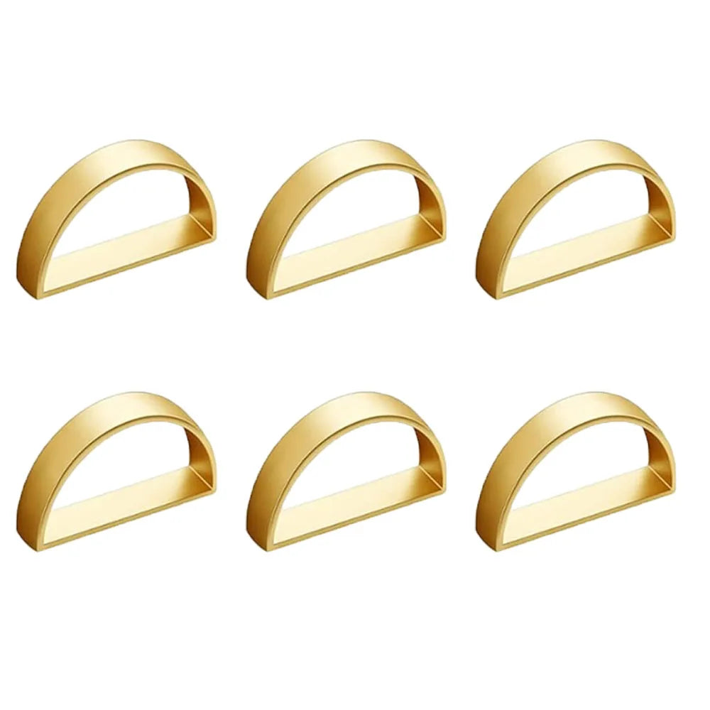 anneaux serviettes moderne doré lisse respectueux environnement set adhésif fourchette cuillère table