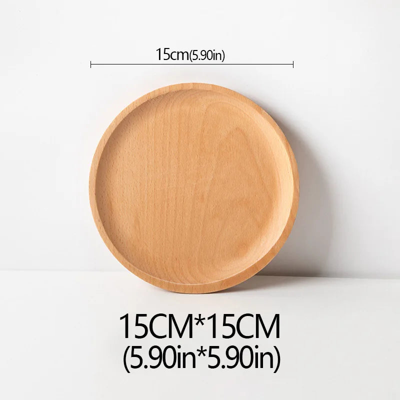 assiettes bois naturel assiettes minimalistes rustiques grain bois 15x15cm 13x25cm