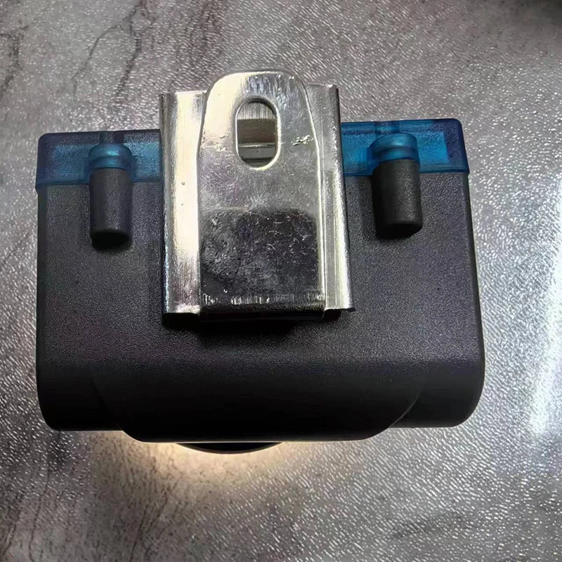 lampe torche gris bleu moderne clips led haute luminosité rechargeable sécurité camping