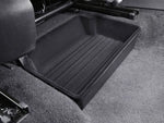 rangement sous siège voiture moderne boite adhésive noir lisse opaque léger lumière