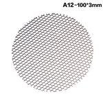 grille ventilation moderne noir maille nid d'abeille antiéblouissement aluminium opaquet fixations cachées