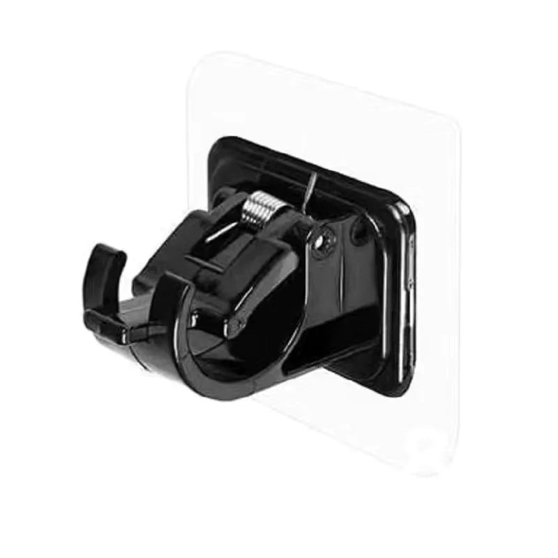 support mural adhésif transparent blanc clips couteaux serviettes ustensiles cuisine sacs main modernes pratiques
