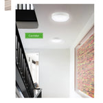 lampe led moderne blanc mat adhésive extérieur intérieur 16w 20w oval round