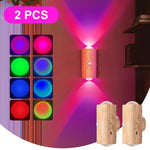 lampe murale rechargeable capteur mouvement modes éclairage led adhésif indicateur charge type