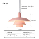 lampe suspendue moderne blanche minimaliste plafonnier salon chambre luminaires intérieur rond épuré