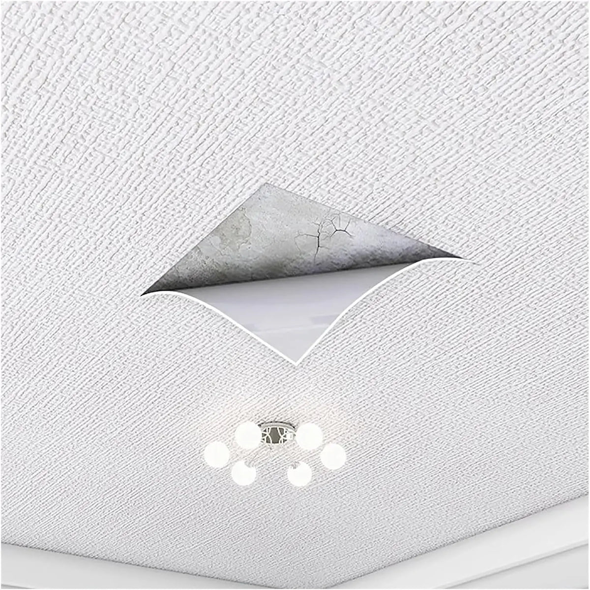 coussin blanc moderne motif grains décoration salon chambre autocollant adhésif murale