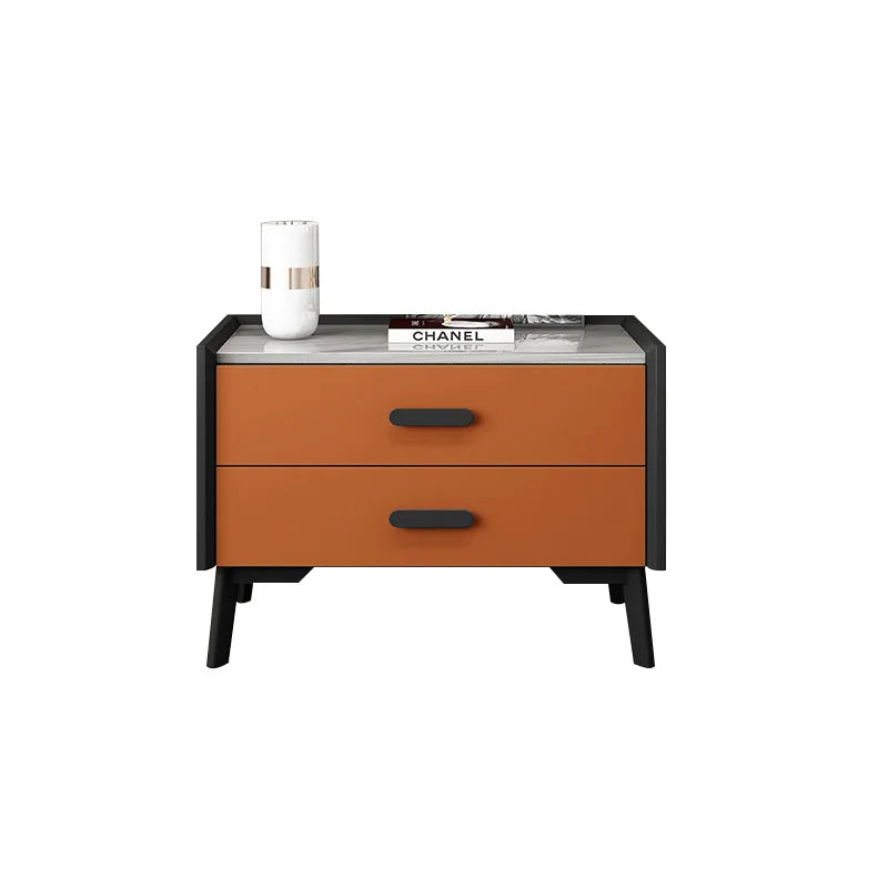 lit moderne cuir véritable king queen marron clair noir pieds solides minimaliste