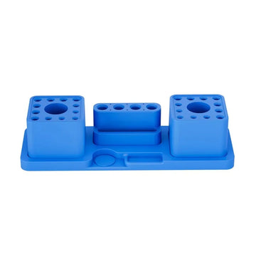 boîte rangement outils bleu pratique fonctionnelle silicone haute temperature