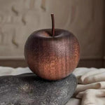 pomme artificielle bois marron texture réaliste décoration intérieure parfum aromathérapie naturelle pastoral ornement maison