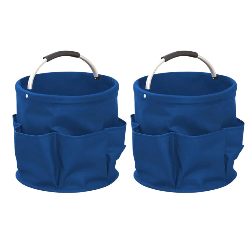 sac pliable imperméable vert rouge bleu noir poches poignées métalliquesextérieur jardinage plage jouets