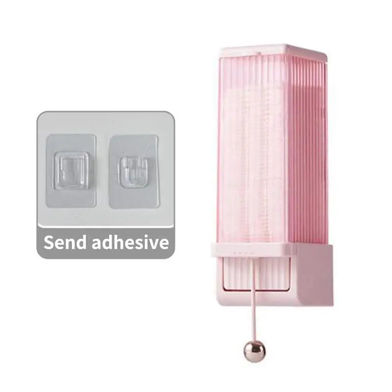 distributeur tampons coton blanc moderne minimaliste adhésif boîte rangement étiquette dimension