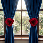 rideaux blancs velours roses classiques bleus rouges violets roses tissu