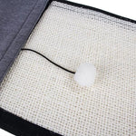 tapis sisal griffoir moderne protecteur meuble chat texture rugueuse beige gris noir