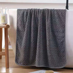 couverture moderne zigzag vert gris blanc rapide absorption années 26 30