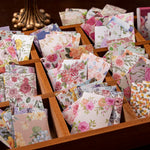 autocollants fleurs vintage multicolores scrapbooking artisanat diy cartes postales etiquettes papier decoratif