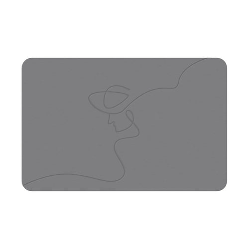 tapis bain gris moderne abstrait antidérapant absorption eau rapide séchage tapis douche extérieur adultes