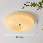 plafonnier moderne verre blanc beige acier inoxydable lumière led neutre chaude blanche