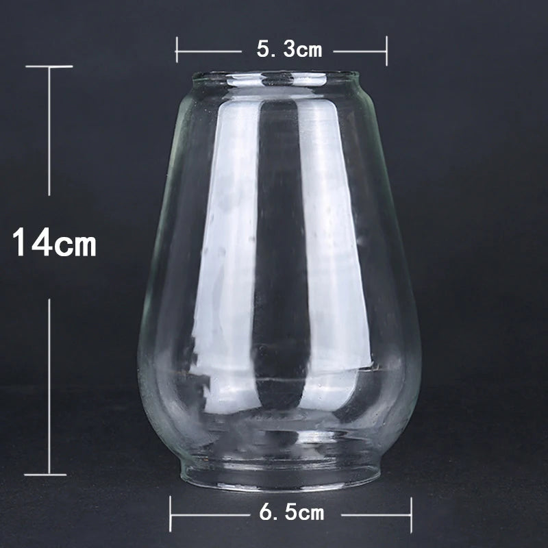 bougeoir transparent classique abat jour rond lisse éclairage intérieur accessoire opalescent vintage