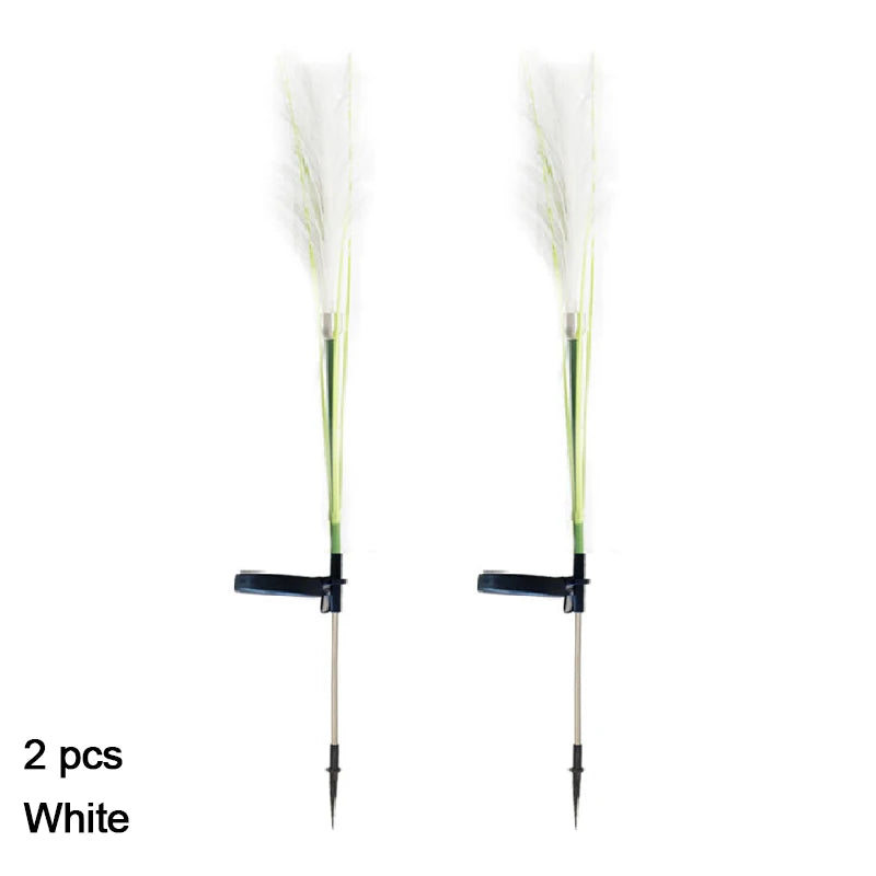 lumière artificielle verte feuilles blanches lumineuses moderne vacancesextérieur decoration solaire ip65 abs led
