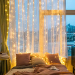 guirlande lumineuse led blanc chaud 3m 3m 300 leds moderne clips batteries inclusées