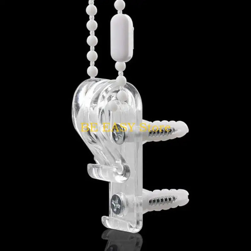 clips transparents vis fixation moderne sans motif tringle rideaux embouts vis