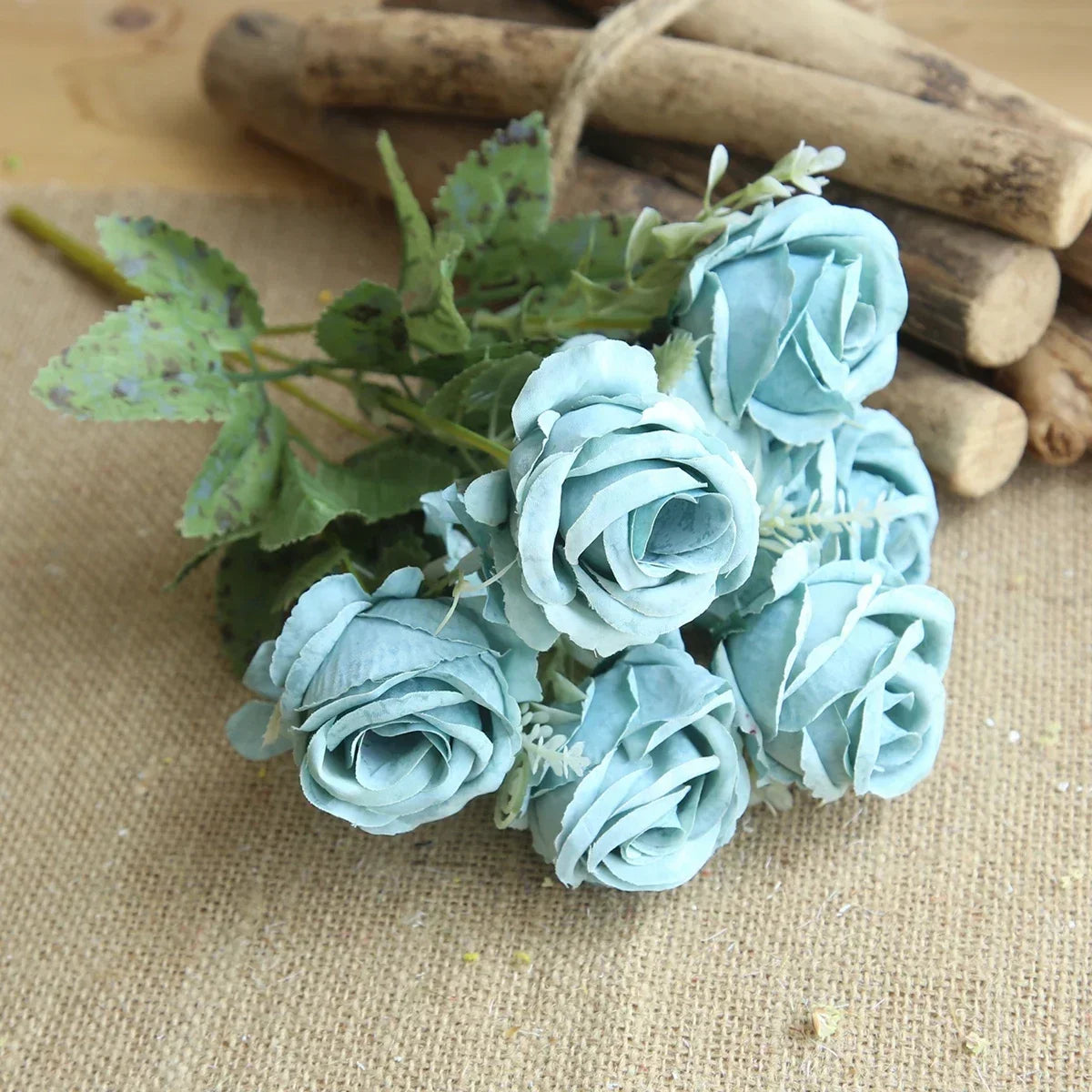 bouquet artificiel roses classique romantique intérieur mariage anniversaire baby shower