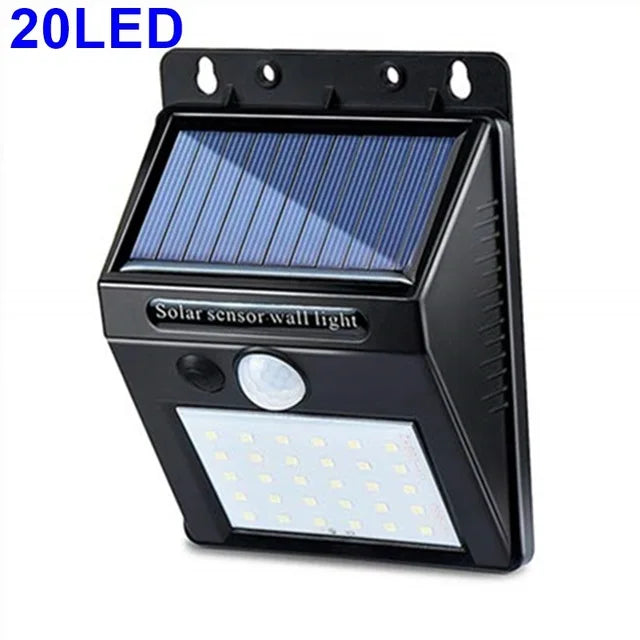 lampe solaire led panneaux solaires capteur mouvement ip65 moderne extérieure sécurité jardin contemporain